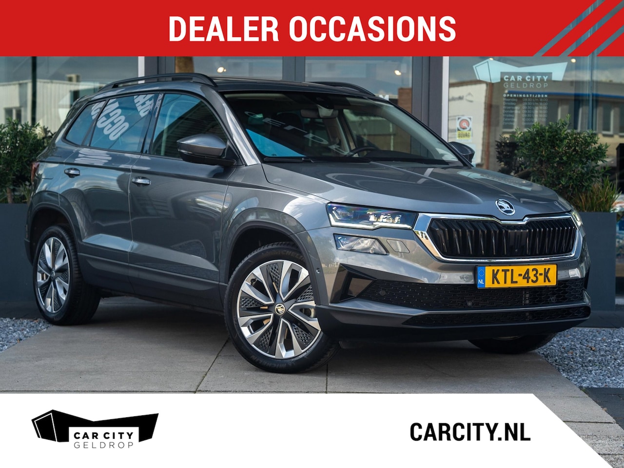Skoda Karoq - 1.5 TSI 150pk Automaat Business Edition Plus | Panoramadak | Travel Assist | Performance P - AutoWereld.nl