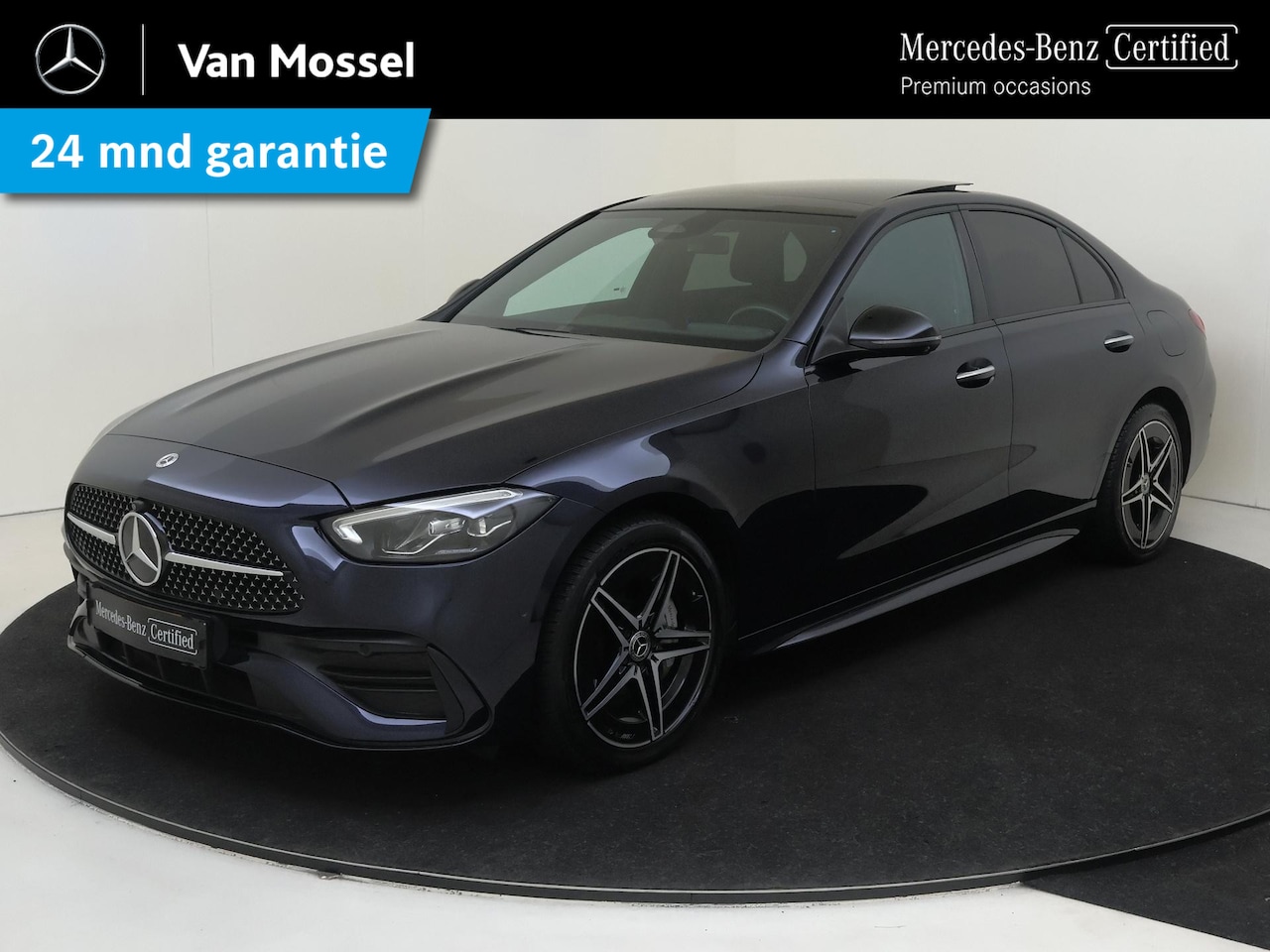 Mercedes-Benz C-klasse - 300 e AMG Line / Memory-Stoelen / 360Graden-Camera / Night-Pakket / - AutoWereld.nl