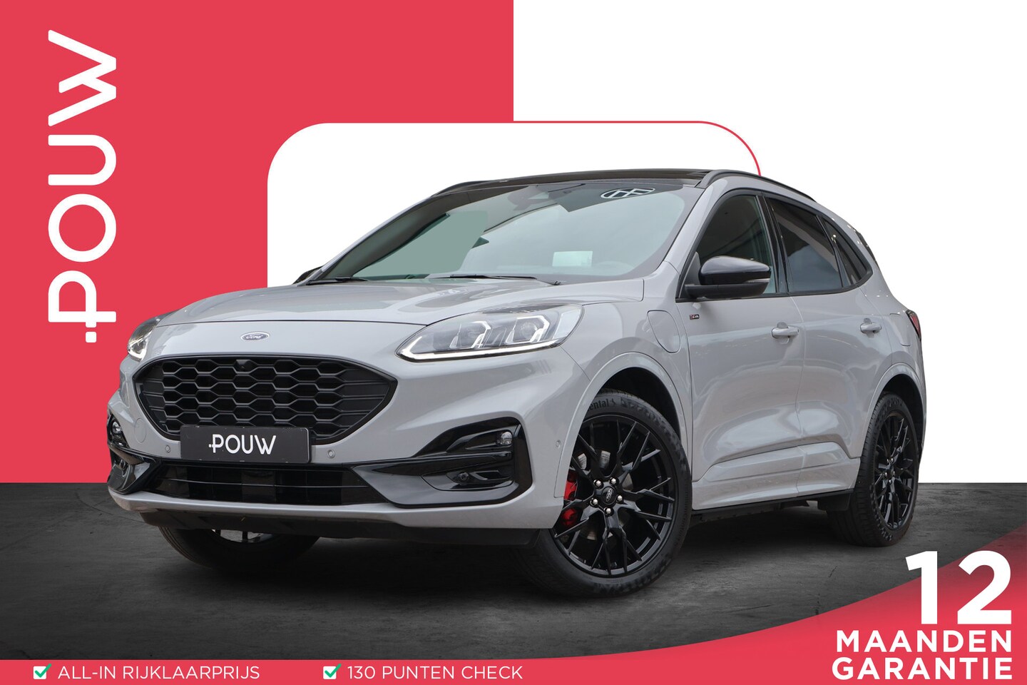 Ford Kuga - 2.5 PHEV 224pk ST-Line | SoH 89% | Trekhaak | Panoramadak | Camera | Head-up Display - AutoWereld.nl