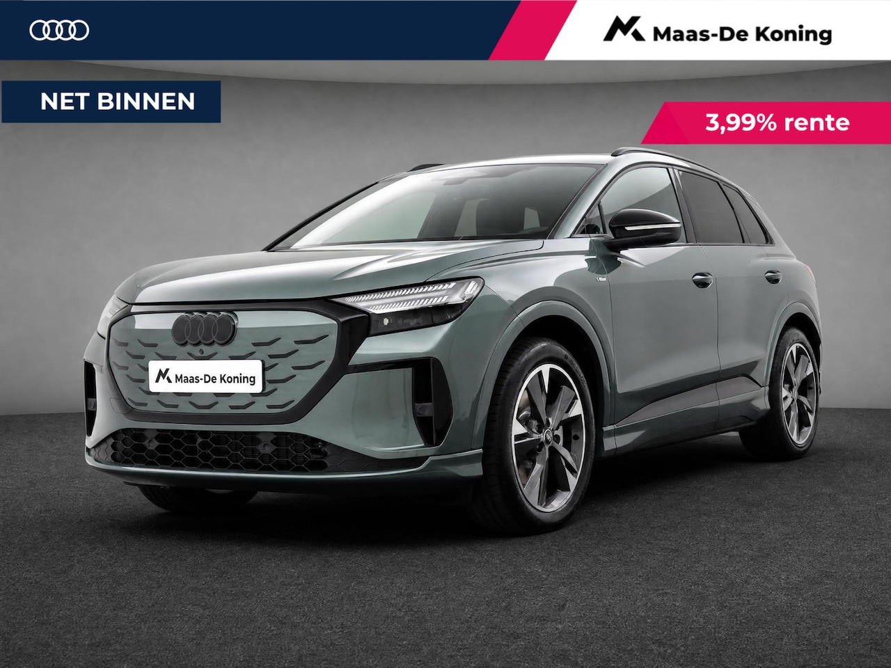 Audi Q4 e-tron - S edition performance 82 kWh 286 PK · Trekhaak elek. wegklapbaar · Optiekpakket zwart · Gl - AutoWereld.nl