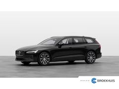 Volvo V60 - 2.0 T8 Plug-in hybrid AWD Ultra Dark Charocal hemelbekleding | Achteruitrijcamera | Apple