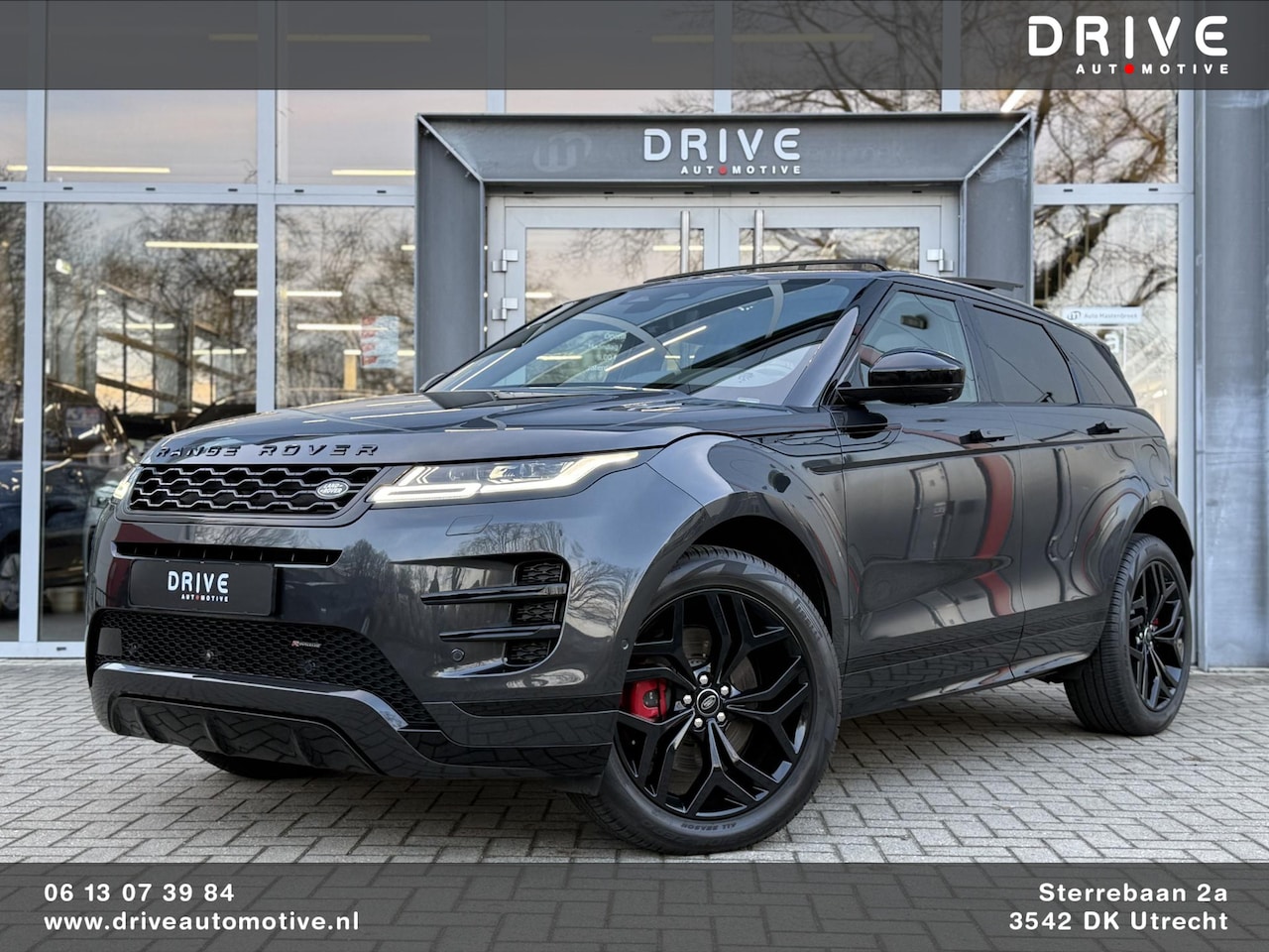 Land Rover Range Rover Evoque - 1.5 P300e AWD R-Dynamic HSE Black Style|Schuif/kantel dak|Sfeer|Meridian|Matrix|Trekhaak - AutoWereld.nl