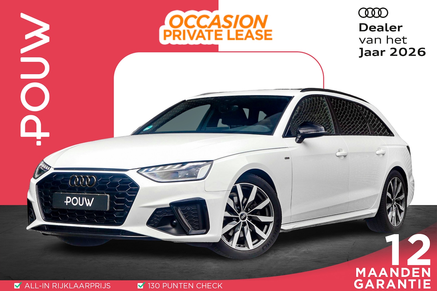 Audi A4 Avant - 35 TFSI 150pk S-tronic S Edition Competition | Navigatie | Elektr. Achterklep | Lichtpakke - AutoWereld.nl