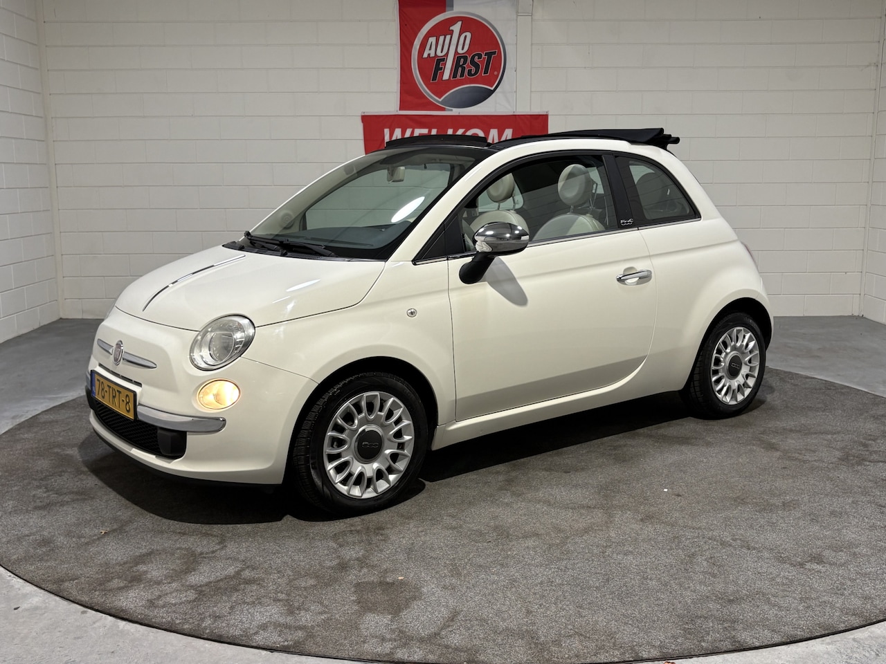 Fiat 500 C - 1.2 Pop Cabrio, Automaat, NL, 2e Eig. Boekjes, Airco , echt een DOTJE - AutoWereld.nl