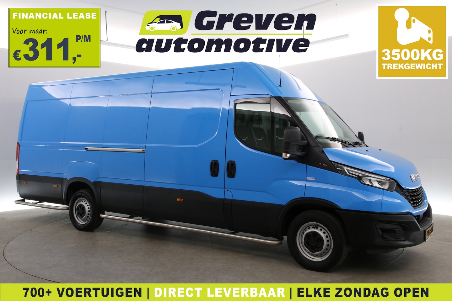 Iveco Daily - 35S18HV 3.0 410L L3H2 180PK | 3500KG Trekgew. | Trekhaak | Airco | Camera | Cruise | Carpl - AutoWereld.nl