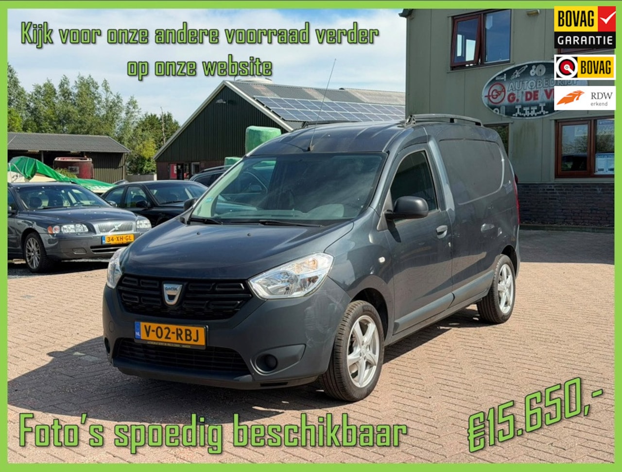 Dacia Dokker - 1.6 MPI 100 Basic - Prijs inclusief 12 maanden BOVAG-garantie en afleveren – - AutoWereld.nl