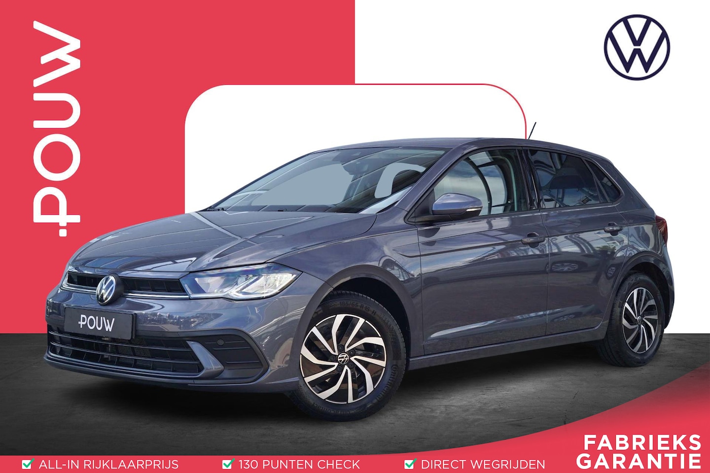 Volkswagen Polo - 1.0 TSI 95pk Life Edition | Achteruitrijcamera | Appla Carplay & Android Auto | Climatroni - AutoWereld.nl