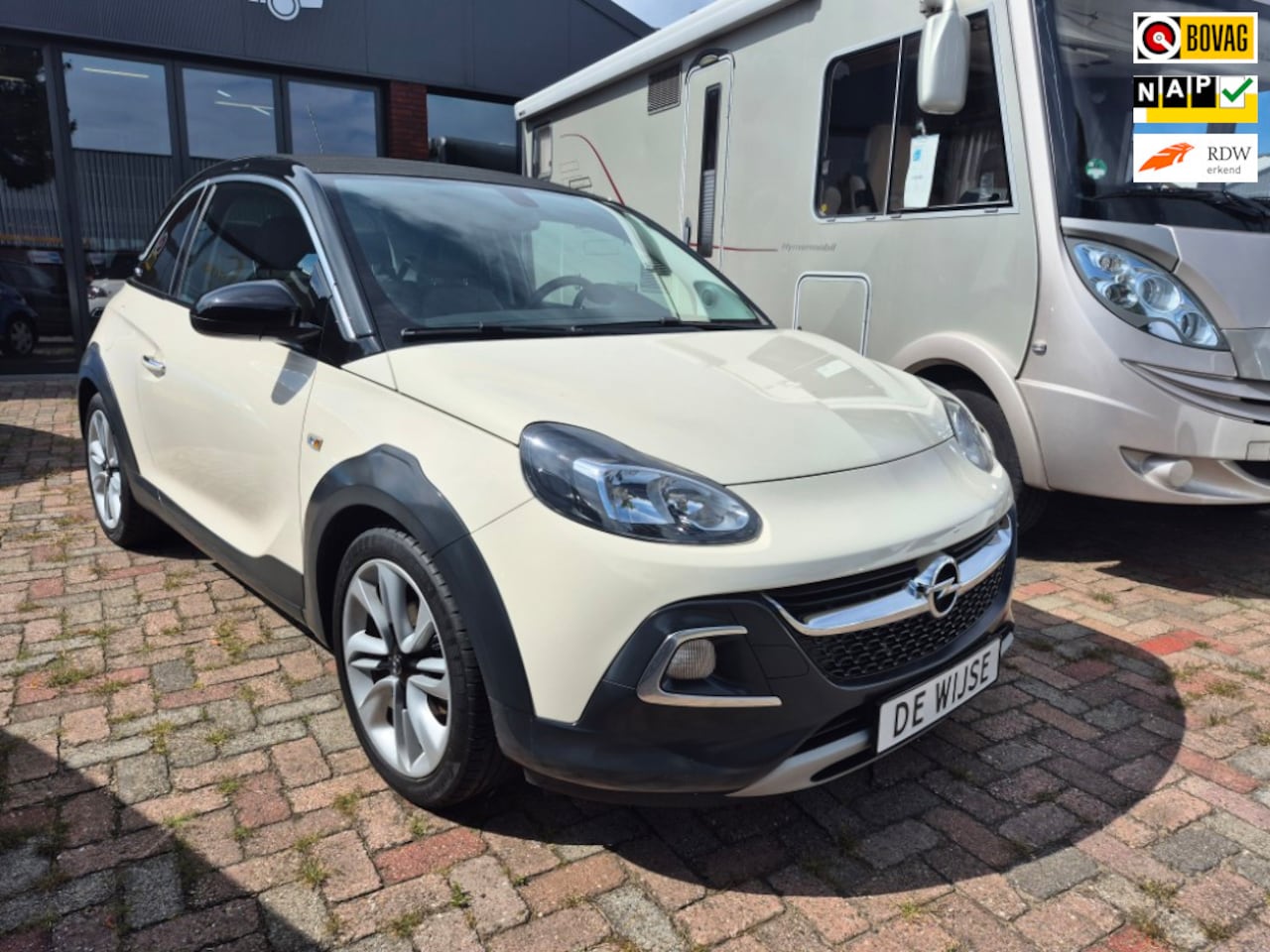 Opel ADAM - 1.0 Turbo Rocks BlitZ pakket/open dak/BTW auto - AutoWereld.nl