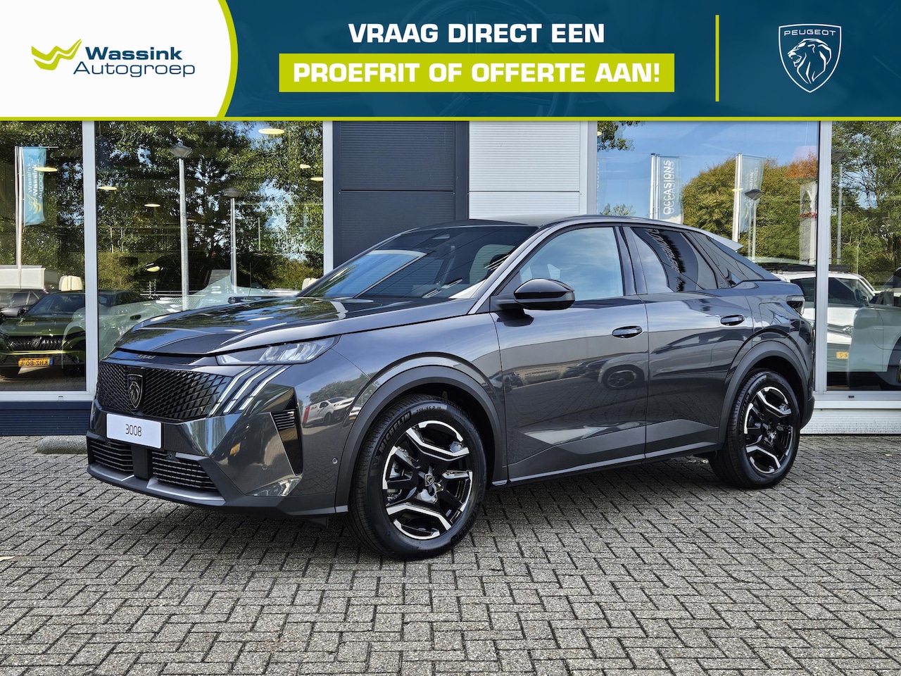 Peugeot e-3008 - Allure EV 73 kWh 210 | Camera | Climate Control | Cruise Control | Apple Carplay & Andriod - AutoWereld.nl