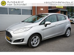 Ford Fiesta - 1.0 ECOBOOST 101PK TITANIUM NAVI ECC AIRCO CRUISECONTROL PARKEERSENSOREN BLUETOOTH LMV CHR