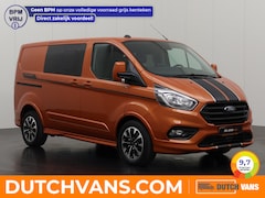 Ford Transit Custom - 2.0TDCi 170PK Automaat Dubbele Cabine Sport | Leder | 2xSchuifdeur | Airco | Cruie
