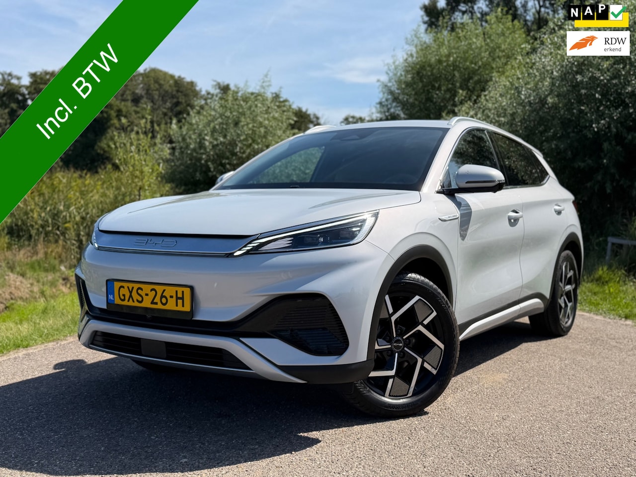 BYD Atto 3 - Comfort 60 kWh SOH 95% Pano Leder Clima Navi Adapt/Cruise 360 Camera NAP - AutoWereld.nl