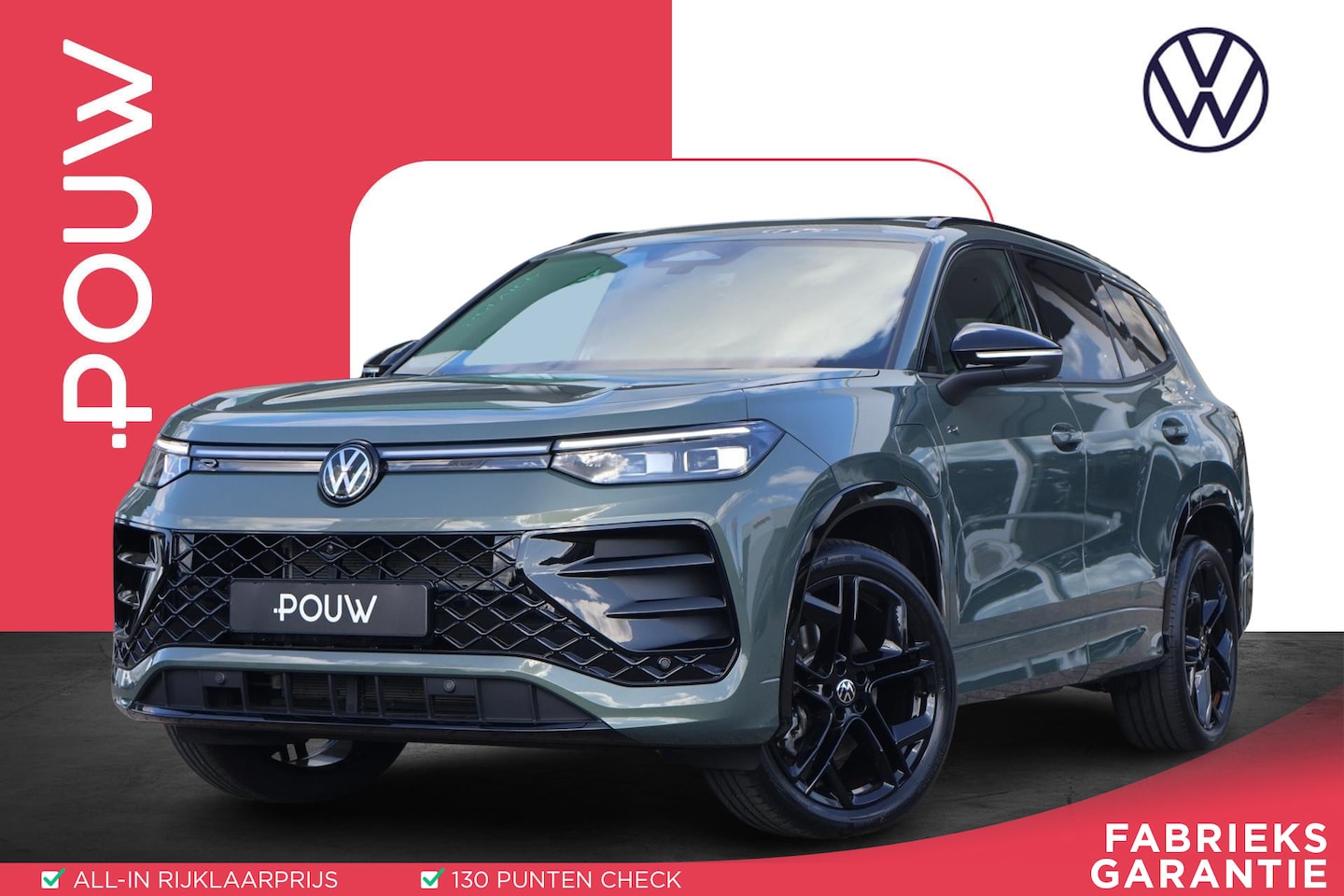 Volkswagen Tayron - 1.5 eHybrid 272pk R-Line Edition | SoH 100% | Trekhaak | Panoromadak | 360 Camera | Stoelv - AutoWereld.nl