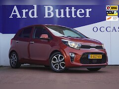 Kia Picanto - 1.0 DPi DynamicPlusLine+Ecc+Led+Breed-Navigatie+camera+cruise+Leder-Multie-stuur = SUPER