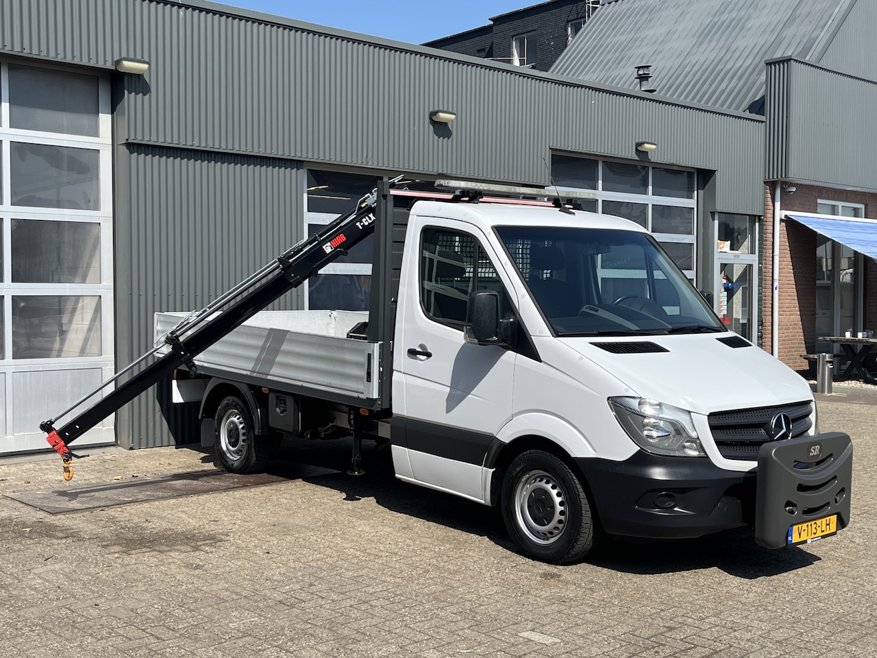 Mercedes-Benz Sprinter - 314 2.2 CDI 366 3500kg Trekgewicht Pick up Openlaadbak HIAB laadkraan T-CLX 013 Airco Euro - AutoWereld.nl