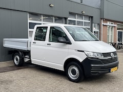 Volkswagen Transporter - 2.0 TDI DC Pick-up Openlaadbak Airco Telefoonverbinding 6-Persoons 1e eigenaar Dubbele cab
