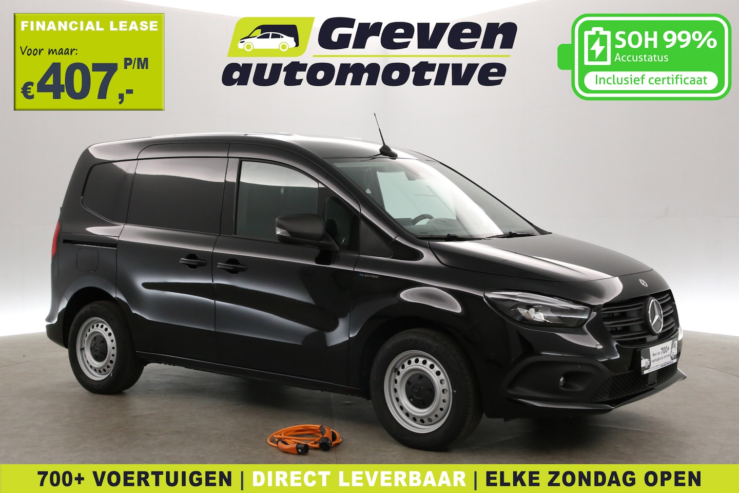 Renault Kangoo - Mercedes-Benz eCitan 45 kWh 122PK | Snelladen | SOH 99% | 1400kg Trekgew. | Clima | Camera - AutoWereld.nl