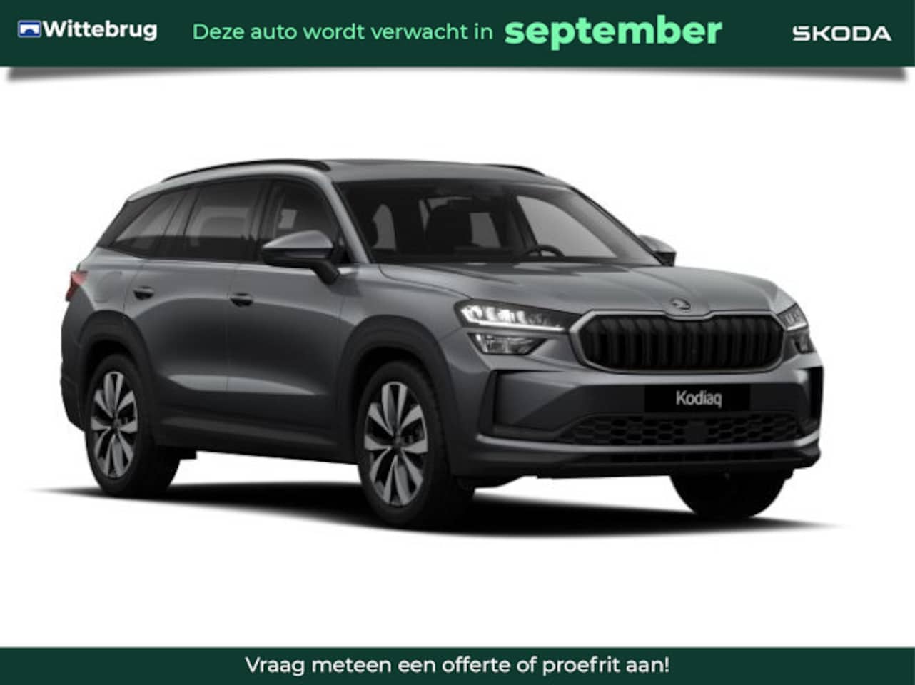 Skoda Kodiaq - 1.5 TSI PHEV Business Edition Plus Akoestisch pakket / Trekhaak / Panoramadak / 19 inch Le - AutoWereld.nl
