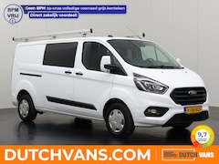 Ford Transit Custom - 2.0TDCi 130PK Lang Dubbele Cabine | Werkplaats | Standkachel | Imperiaal | Trekhaak | Navi