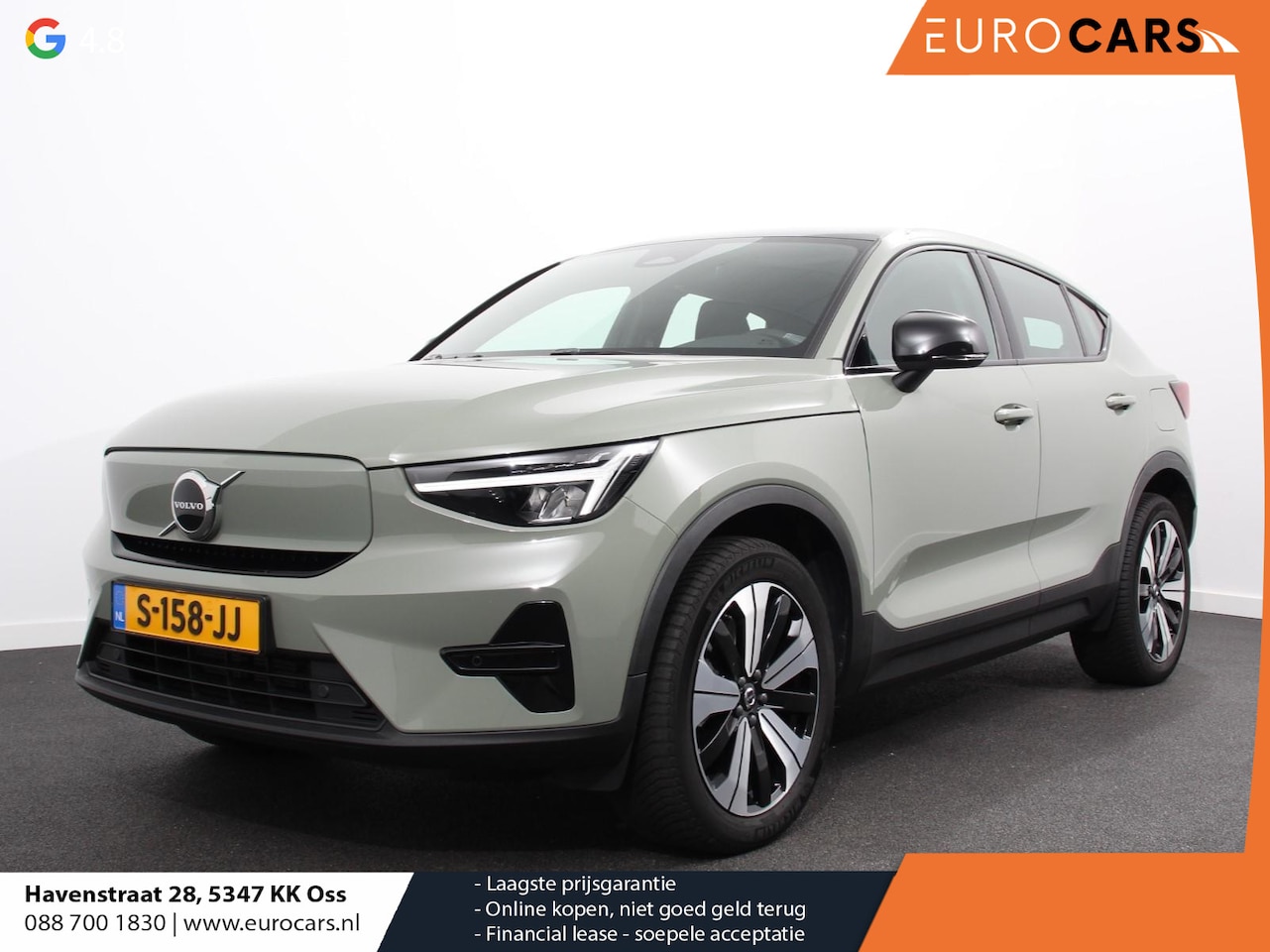Volvo C40 - Single Motor Plus 69 kWh Panoramadak Navigatie Camera Climate Control Adaptive Cruise Cont - AutoWereld.nl