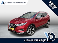 Nissan Qashqai - 1.2 Tekna + Automaat / afn. trekhaak / panoramadak / BOSE / vol leder / 360 Camera