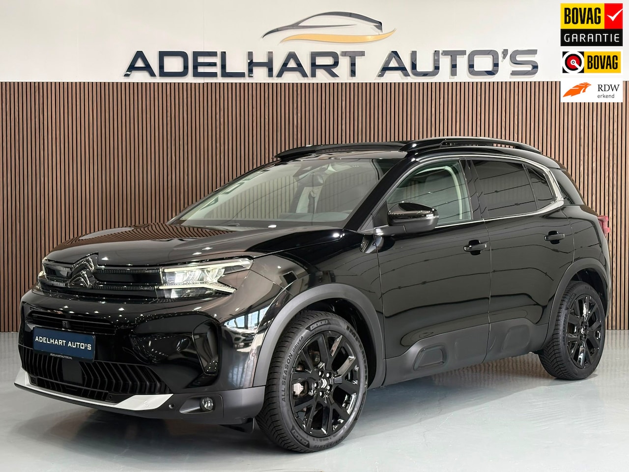 Citroën C5 Aircross - 1.2 Hybrid 145 Plus Automaat / Panorama dak / Full lederen interieur / Elektrische stoelen - AutoWereld.nl