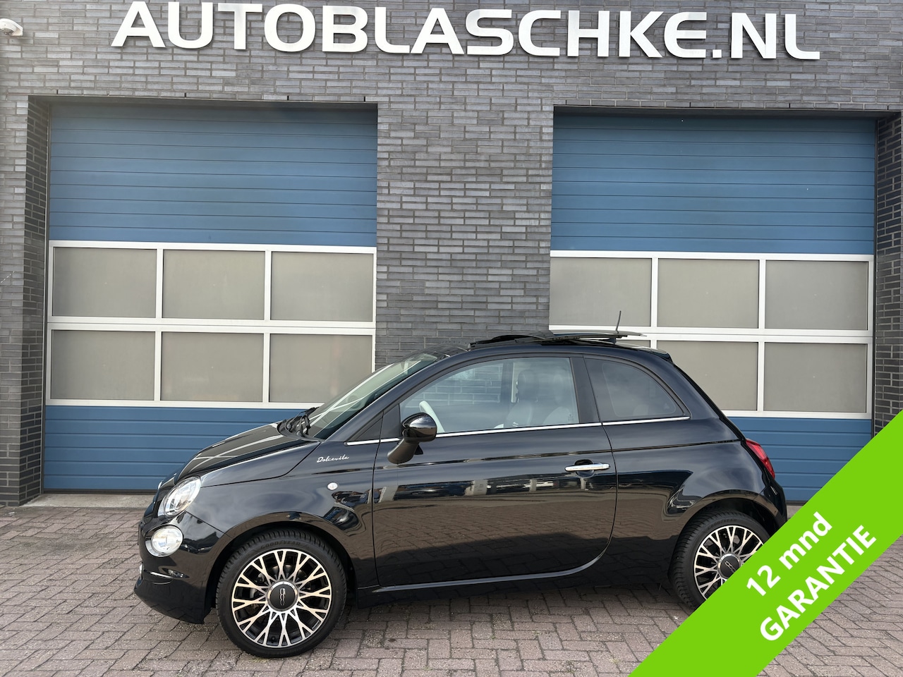 Fiat 500 - 1.0 Hybrid Dolcevita 1.0 Hybrid Dolcevita, schuifkantel/panodak, cruise/climate controle, 1/2leder - AutoWereld.nl