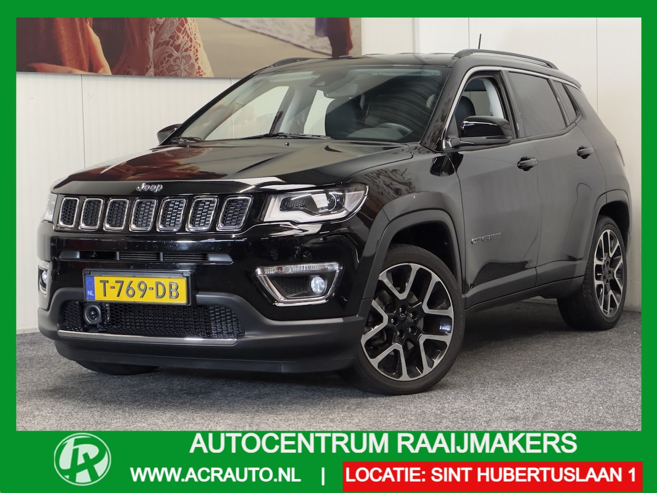 Jeep Compass - 1.4 MULTIAIR LIMITED NAVIGATIE ADAPTIVE CRUISE CONTROL APPLE CARPLAY/ANDROID RIJSTROOKSENS - AutoWereld.nl