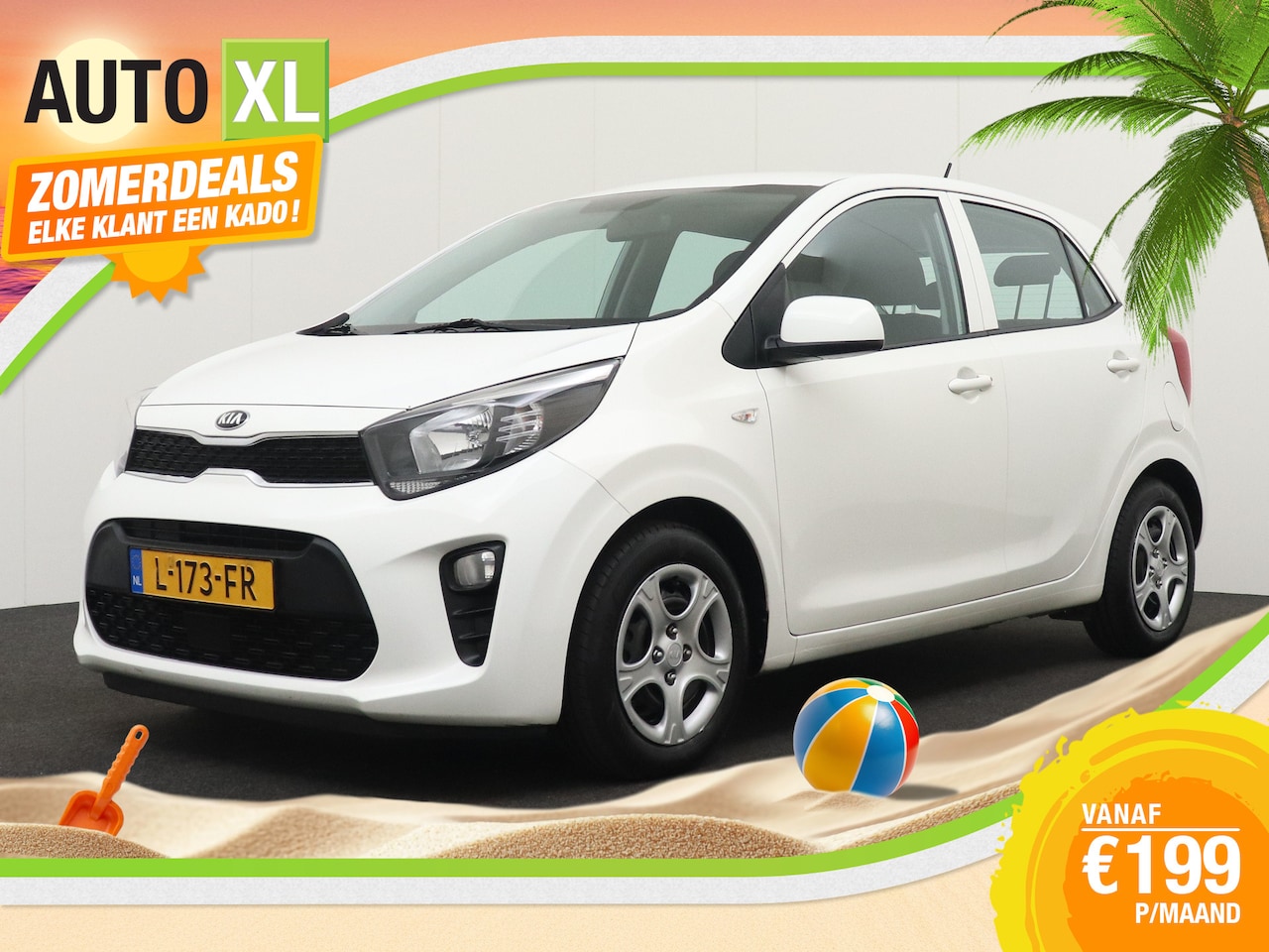 Kia Picanto - 1.0 DPi ComfortLine 5-Pers DAB Cruise Control Airco Bluetooth - AutoWereld.nl