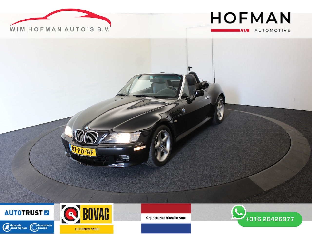 BMW Z3 Roadster - 2.8 6 Cil.194PK Aut Widebody top conditie EL Kap Leer PDC Airco Stoelverw - AutoWereld.nl