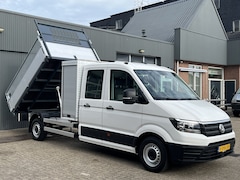 Volkswagen Crafter - 35 2.0 TDI L4 DC Airco Cruise controle Trekhaak 3000kg trekgewicht 6-Persoons Euro 6 Dubbe