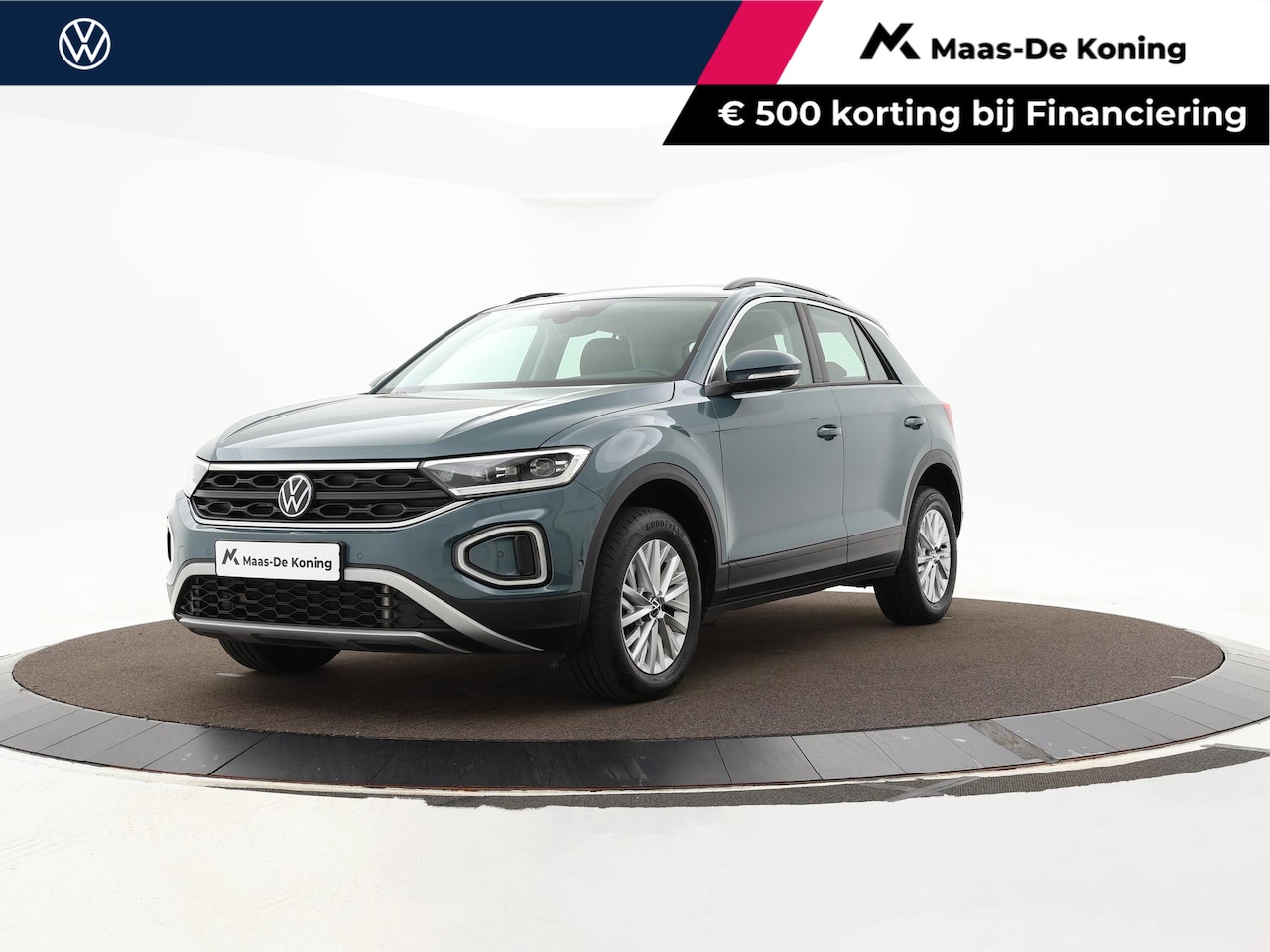 Volkswagen T-Roc - 1.5 TSI 150pk DSG Life · Apple/Android Car Play · Camera · Climatronic · Navigatie · 16'' - AutoWereld.nl