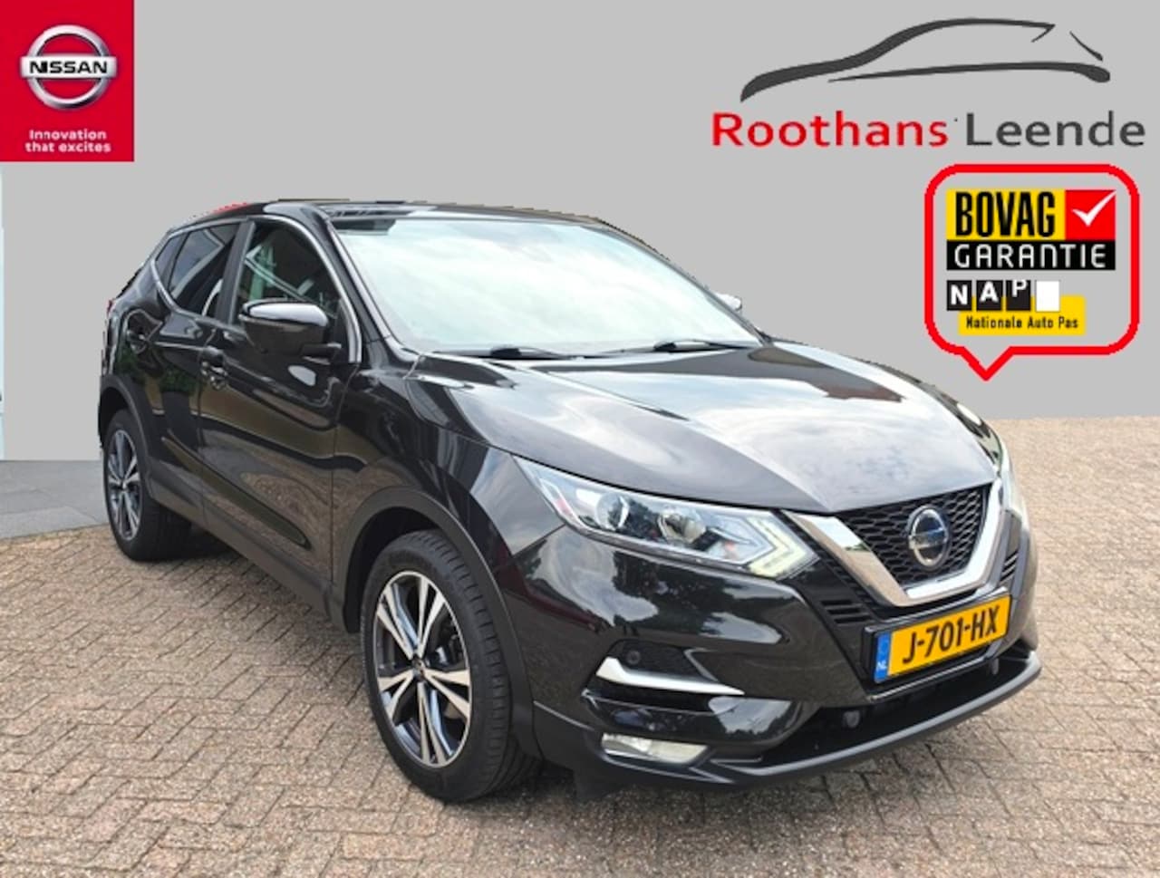 Nissan Qashqai - 1.3 160PK DIG-Turbo DCT A/T N-Connecta - Trekhaak 1500KG - AutoWereld.nl