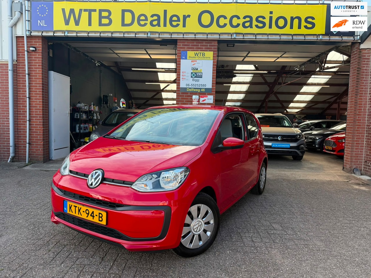 Volkswagen Up! - 1.0 BMT take up! 1.0 BMT take up!, Airco, Bluetooth, Dealer oh, - AutoWereld.nl