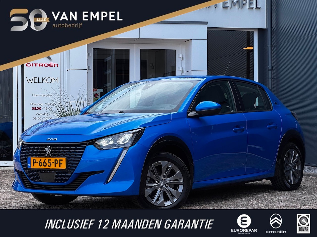 Peugeot e-208 - EV Allure 50 kWh | 91% SOH | Trekhaak | Adaptive Cruise | Parkeersensoren | Navi By App | - AutoWereld.nl