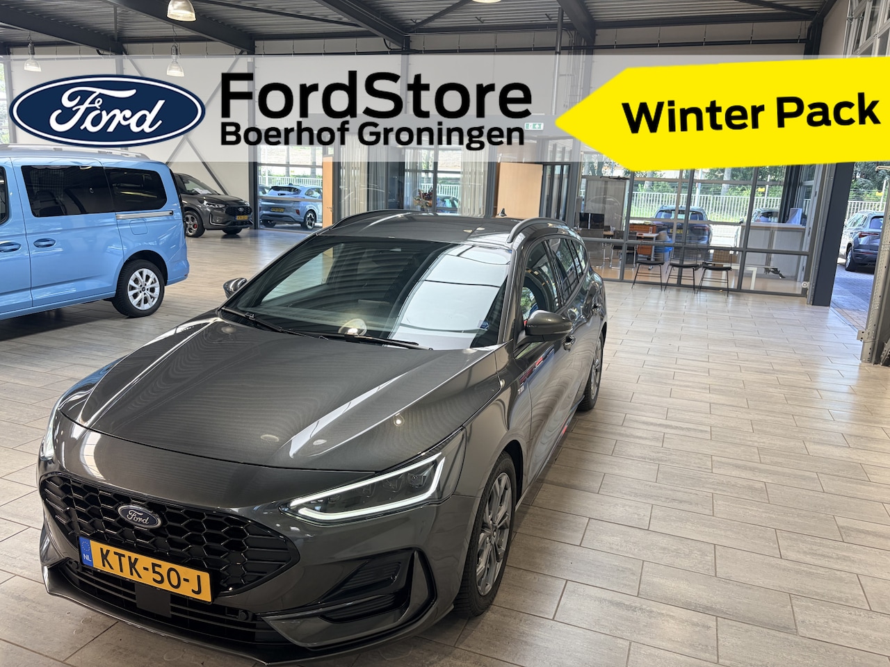 Ford Focus Wagon - EcoBoost Hybrid 155 pk ST Line X | Winter Pack | Matrix LED | Adapt. Cruise | AGR Stoel | - AutoWereld.nl