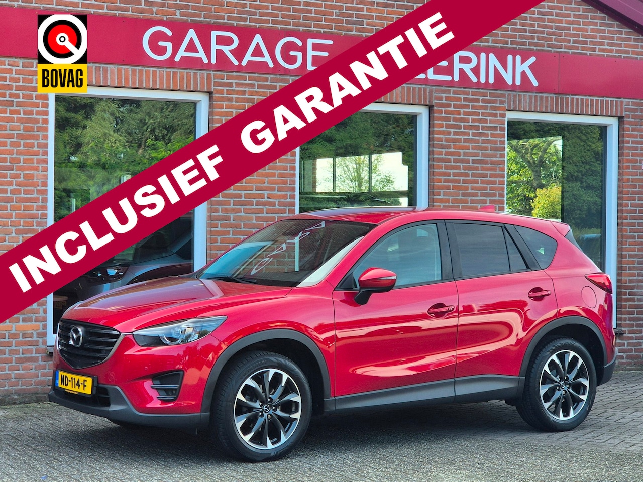 Mazda CX-5 - 2.0 SkyActiv-G 165 GT-M Line 2WD 165PK 5drs clima, cruise, navi, pcd, camera, led, leder, - AutoWereld.nl