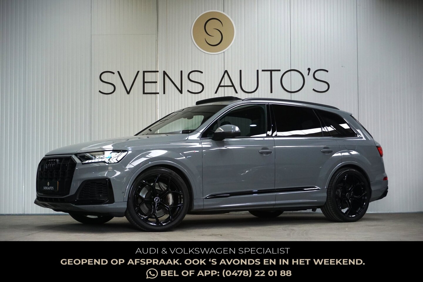Audi Q7 - 55 TFSIe S-Line B&O Advanced|Nachtzicht|Panodak|RS-Stoelen|Lucht|Trekhaak - AutoWereld.nl