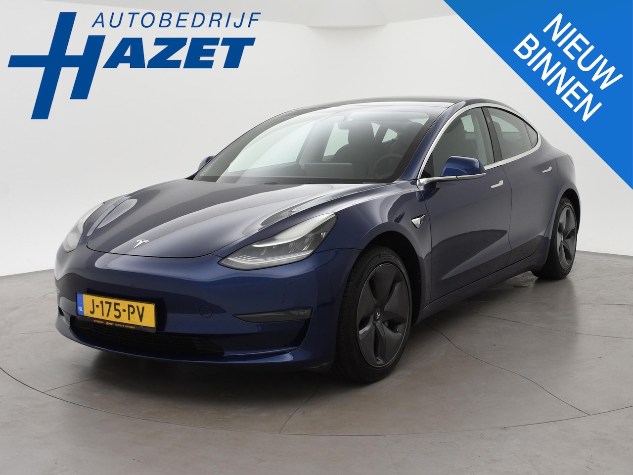 Tesla Model 3 - LONG RANGE AWD 75 kWh + TREKHAAK AFNEEMBAAR | PANORAMA | ZWART LEDER | STOELVERW. V+A - AutoWereld.nl