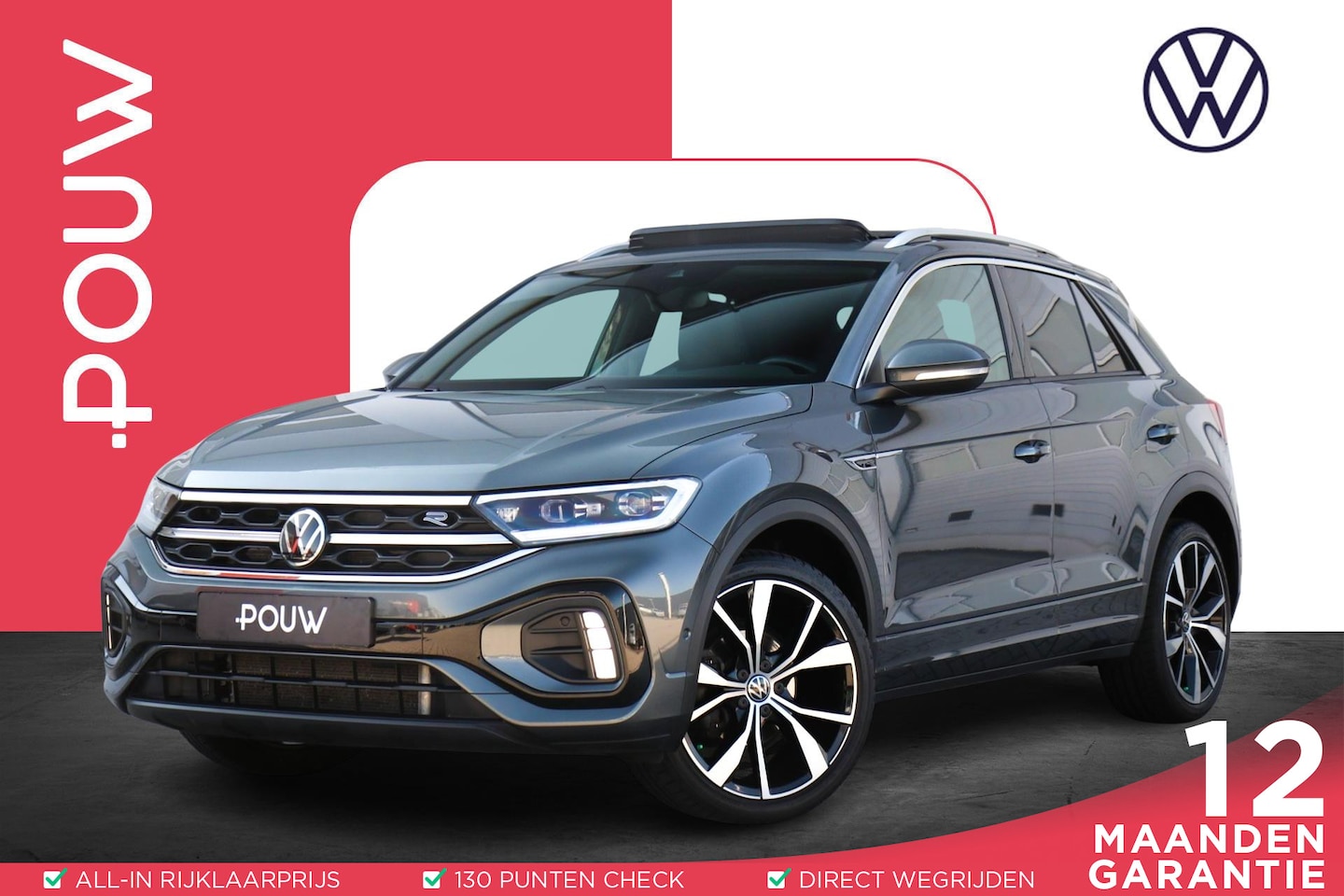 Volkswagen T-Roc - 1.5 TSI 150pk DSG R-Line Business | Stoelverwarming | Achteruitrijcamera - AutoWereld.nl