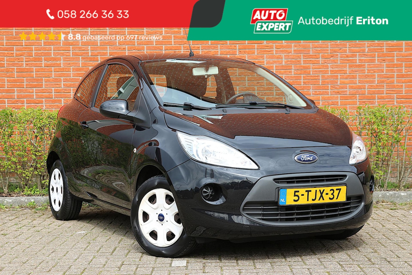 Ford Ka - 1.2 69pk Style start/stop | NL-auto | Airco | Elek. ramen | Centr. deurvergr. | Stuurbekra - AutoWereld.nl