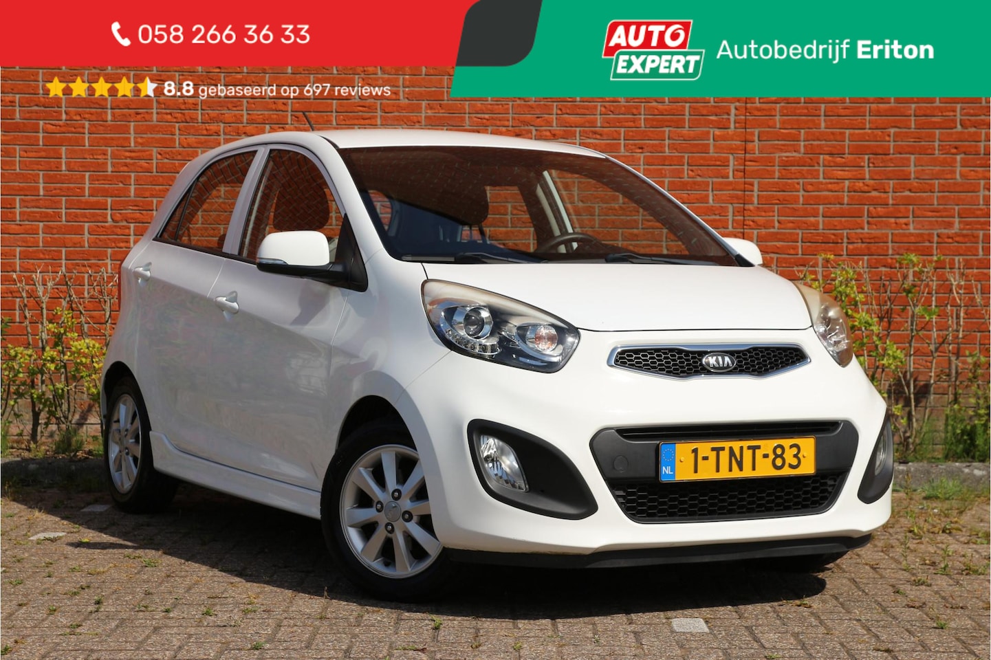 Kia Picanto - 1.0 CVVT ISG 69pk Plus Pack | NL-auto | 5 deuren | Airco | Centr. deurvegr. | Elek. ramen - AutoWereld.nl