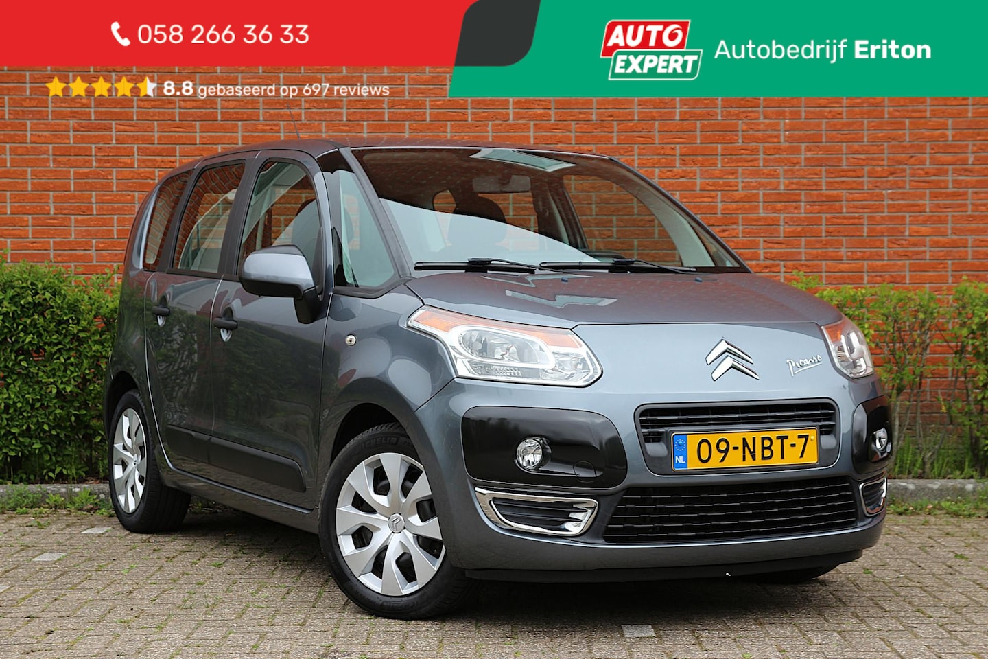Citroën C3 Picasso - 1.6 VTi 120pk Aura | NL-auto | 5 deuren | Airco | Cruise control | Elek. ramen | Centr. de - AutoWereld.nl