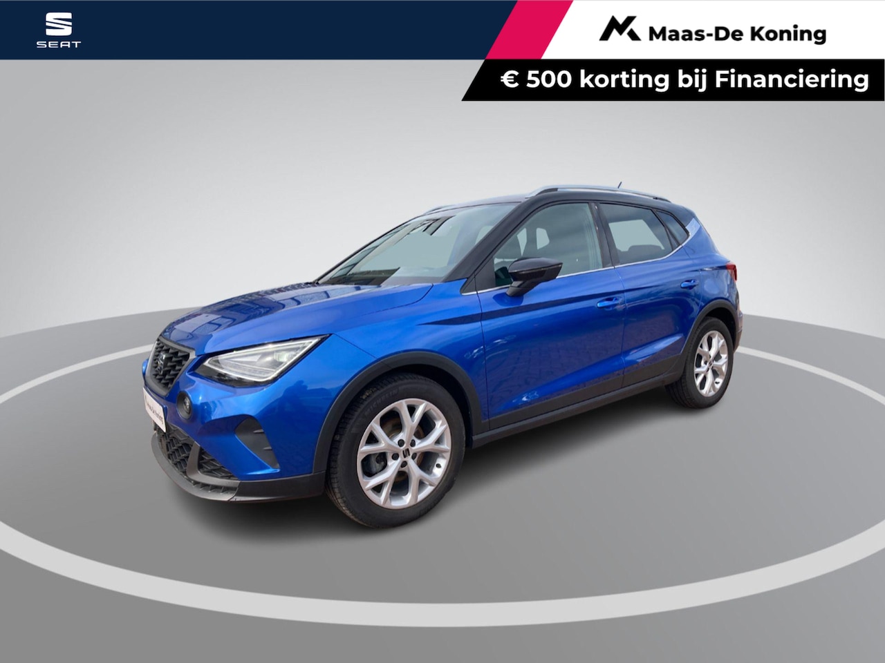 SEAT Arona - 1.0EcoTSI/95PK FR · Apple/Android Car Play · Clima · LED · Cruise control · Garantie t/m - AutoWereld.nl