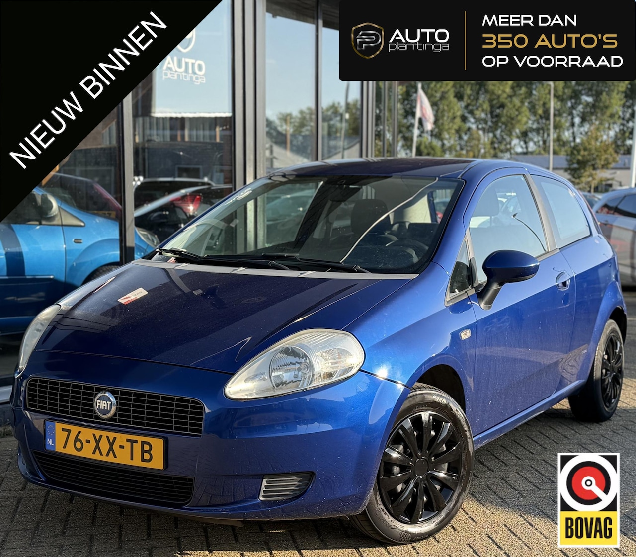 Fiat Grande Punto - 1.4 Dynamic 77PK | AUTOMAAT | Trekhaak | Airco | - AutoWereld.nl