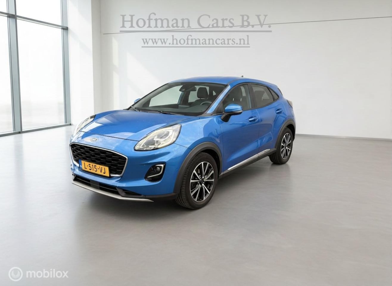 Ford Puma - 1.0 EcoBoost Hybrid Titanium | 65.498 km | 08/2021 | Blauw | NL auto + NAP - AutoWereld.nl