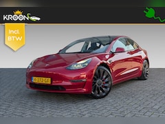 Tesla Model 3 - Performance 513PK AWD 75kWh SOH 90% Facelift Warmtepomp