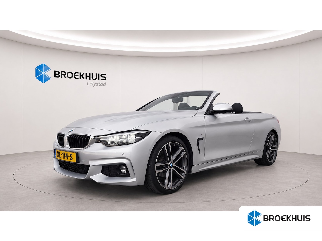 BMW 4-serie Cabrio - 420i 183PK HIGH EXECUTIVE M-SPORT AUTOMAAT / NAVI / LEDER / FULL-LED / CLIMA / 19" LMV / K - AutoWereld.nl