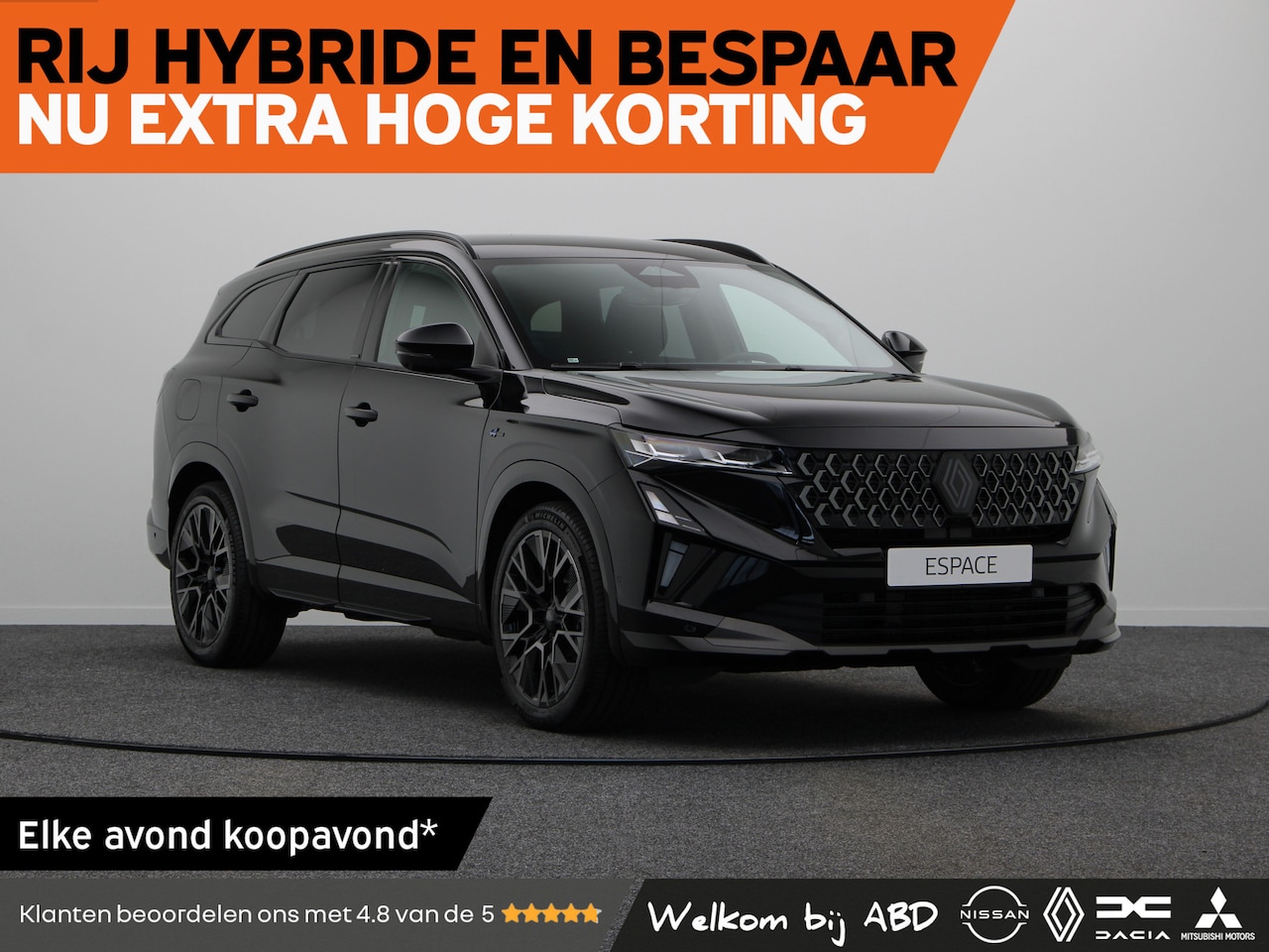 Renault Espace - esprit Alpine Hybrid 200 | Achteruitrijcamera | Adaptive Cruise Control | Elektronisch ger - AutoWereld.nl