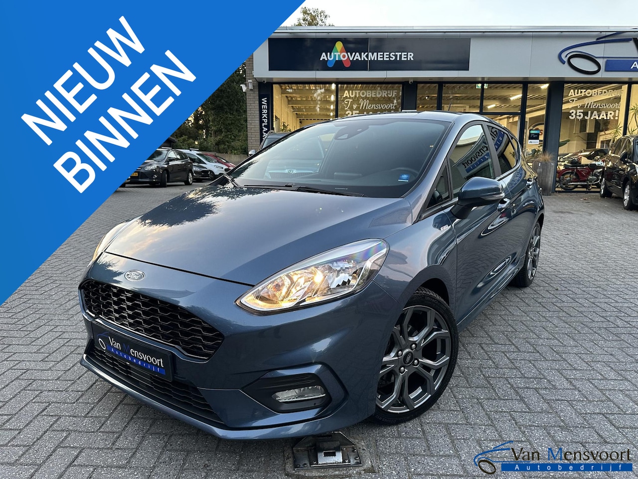 Ford Fiesta - 1.0 EcoBoost Automaat Titanium ST-Line NweDistributie|Navi|CarPlay|DAB|Climate|Rijstrook - AutoWereld.nl